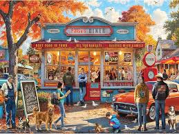 Retro Autumn – Patsy’s Diner Jigsaw Puzzle