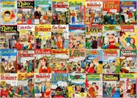 Romance Comic Books Jigsaw Puzzle