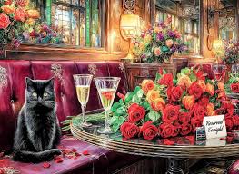 Desenhos de Roses Valentine’s Day Jigsaw Puzzle para colorir