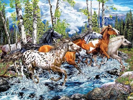 Running Horses Jigsaw Puzzle
