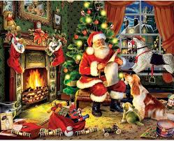 Santa Claus Checking The List Jigsaw Puzzle