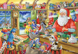 Santa’s Workshop Christmas Jigsaw Puzzle