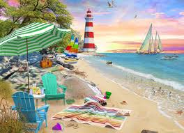 Seaside Beach Jigsaw Puzzle