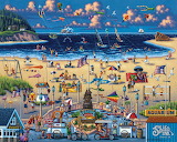 Seaside Oregon Art Jigsaw Puzzle