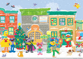 Sesame Street Christmas Jigsaw Puzzle