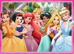 Seven Disney Princess Jigsaw Puzzle