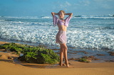 Sexy Woman Beach Sea Jigsaw Puzzle