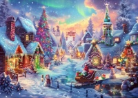 Small Village Christmas Jigsaw Puzzle