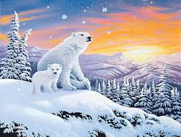 Snow Polar Bears Jigsaw Puzzle