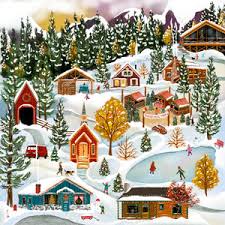 Snow Top Village Jigsaw Puzzle