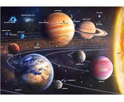 Desenhos de Solar System Space Jigsaw Puzzle para colorir