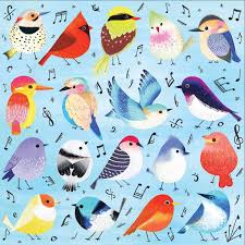 Desenhos de Songbirds Jigsaw Puzzle 2 para colorir