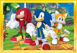 Desenhos de Sonic The Hedgehog Jigsaw Puzzle 4 para colorir