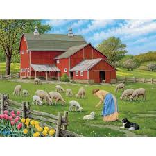 Spring Lamb Season Jigsaw Puzzle