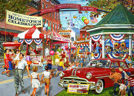 Springfield Hometown Celebration Jigsaw Puzzle