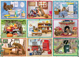 Squirrels at Home Jigsaw Puzzle