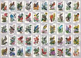 State Bird Stamps Jigsaw Puzzle