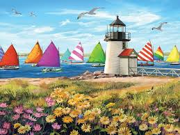 Summer Beach – Rainbow Fleet Jigsaw Puzzle