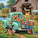Summer Watermelon Jigsaw Puzzle