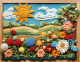 Summertime – crochet Jigsaw Puzzle