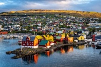 Sunrise in Torshavn, Faroe Islands Jigsaw Puzzle