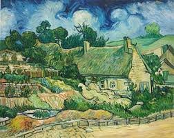 Thatched Cottages at Cordeville – Van Gogh Jigsaw Puzzle