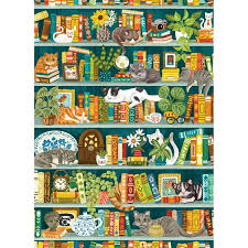 The Purrfect Bookshelf Jigsaw Puzzle