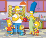 Desenhos de The Simpsons Jigsaw Puzzle 4 para colorir