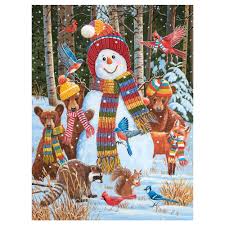 Desenhos de The Snowman Winter Jigsaw Puzzle para colorir