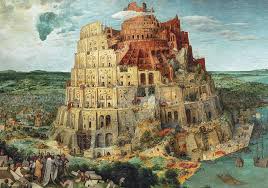 Desenhos de The Tower of Babel, Vienna Jigsaw Puzzle para colorir