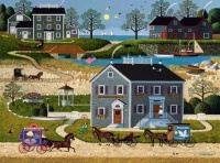 Desenhos de The Whippersnappers of Cape Cod – Charles Wysocki Puzzles Jigsaw para colorir