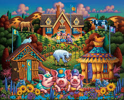 Three Little Pigs – Dowdle Puzzles Jigsaw