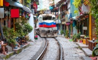 Train Street, Hanoi, Vietnam Jigsaw Puzzle