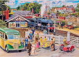 Treats At the Station Jigsaw Puzzle