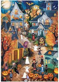 Trick or Treat Street Jigsaw Puzzle