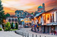 Desenhos de Tsarevets Old Town, Bulgaria Jigsaw Puzzle para colorir