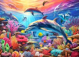 Underwater World Dolphin Jigsaw Puzzle