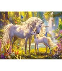 Unicorn and Foal Jigsaw Puzzle