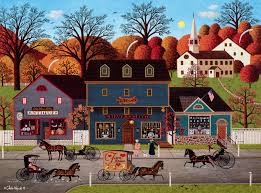 Valley Farm Street – Charles Wysocki Puzzles Jigsaw