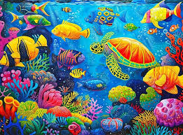 Vibrant Marine Life Jigsaw Puzzle