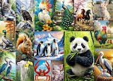 Vibrant Wildlife and Nature Scene Jigsaw Puzzle