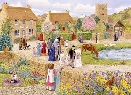 Village Wedding Jigsaw Puzzle 2