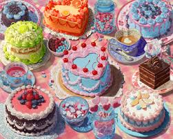 Vintage Cakes Jigsaw Puzzle