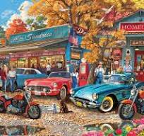 Vintage Country Cafe Jigsaw Puzzle