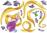 Desenhos de Wallpaper Rapunzel Princess Jigsaw Puzzle 2 para colorir