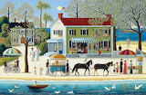 Whimsical Seaside Town Jigsaw Puzzle