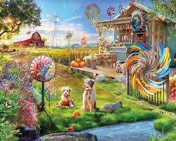 Windmill Farm Jigsaw Puzzle