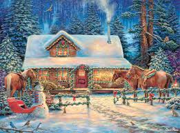Winter’s Oasis – Chuck Pinson Puzzles Jigsaw