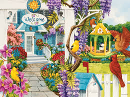 Wisteria Cottage Jigsaw Puzzle 2