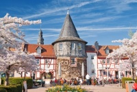 Desenhos de Witch Tower, Hesse, Germany Jigsaw Puzzle para colorir